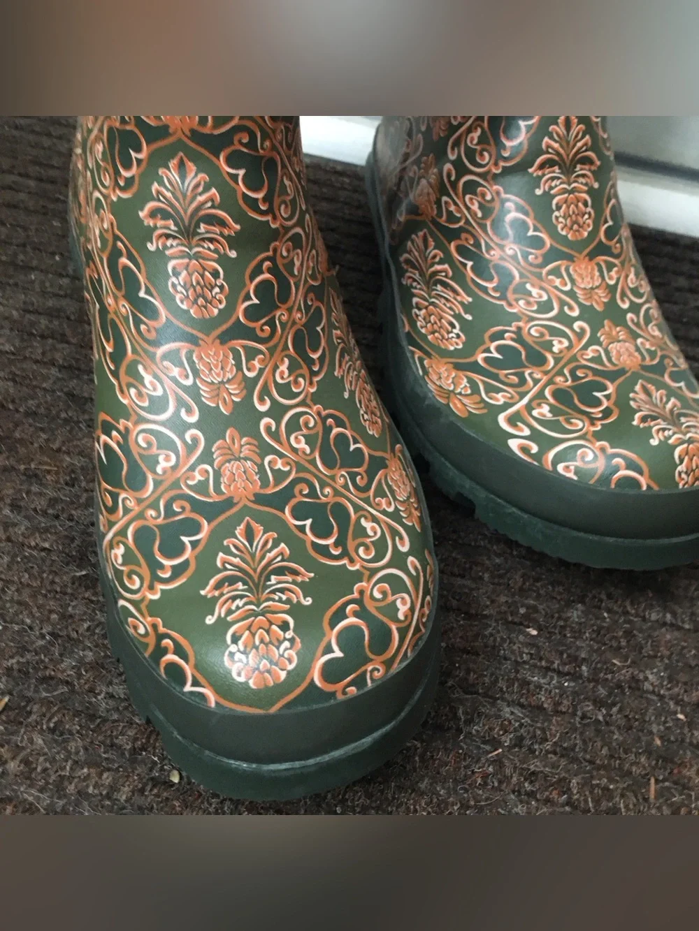 NWT Barbour x FARM Rio Cami Wellingtons Rain Boots